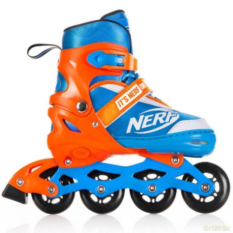 Łyżworolki regulowane 33-37 NERF niebiesko-pomarańczowe STRIVE 927236