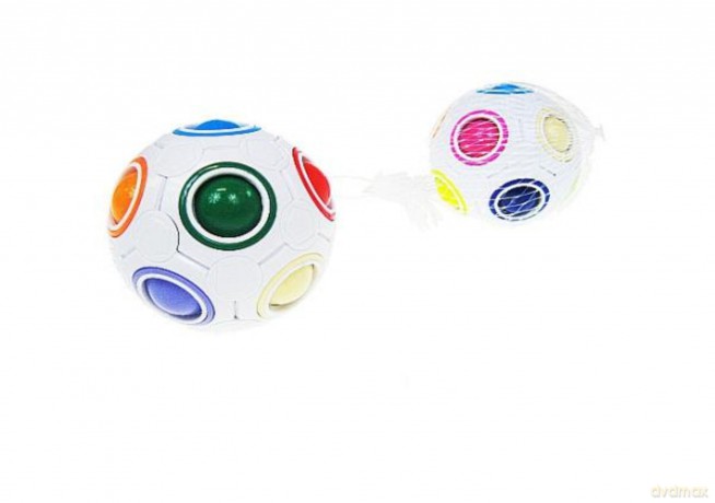 Magiczna kula kolorowa - łamigłówka 7 cm [GRA]