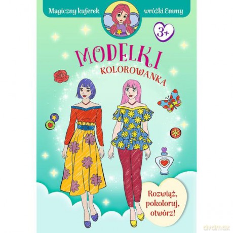 Magiczny kuferek wróżki Emmy. Rozwiąż, pokoloruj, otwórz! Modelki KS66102