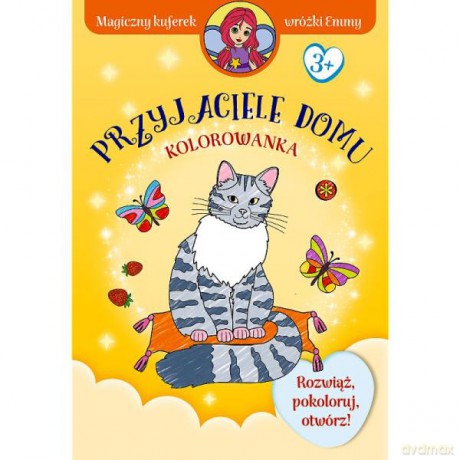 Magiczny kuferek wróżki Emmy. Rozwiąż, pokoloruj, otwórz! Przyjaciel domu KS66096