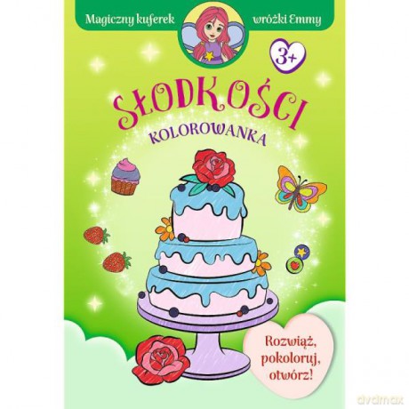 Magiczny kuferek wróżki Emmy. Rozwiąż, pokoloruj, otwórz! Słodkości KS66072
