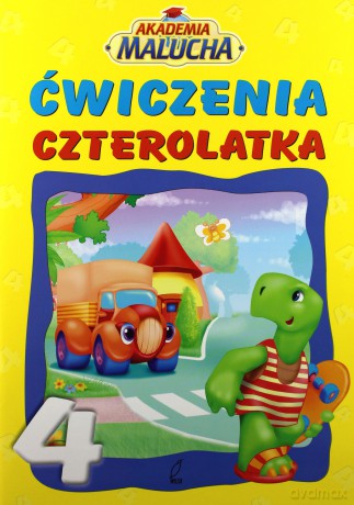 Ćwiczenia Czterolatka Akademia Malucha [KSIĄŻKA]