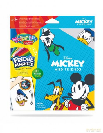 Magnes na lodówkę mix 6 wzorów Mickey 89915 Colorino Creative