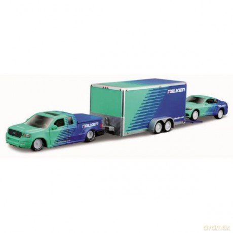 MAISTO 11404 Ford F-150 + Ford Mustang GT 1:64