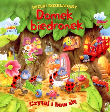 Wielki Rozkładany Domek Biedronek Czytaj I Baw Się (twarda) [KSIĄŻKA]