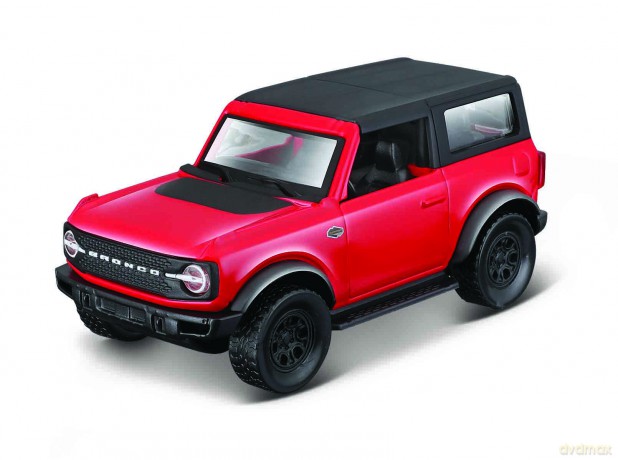 MAISTO 21001-470 Auto Power Racer Ford Bronco Wildtrak 2021 czerwony