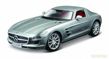 MAISTO 31389 Mercedes Benz SLS AMG srebrny 1:18