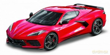 MAISTO 31447 Chevrolet Corvette Stingray coupe 2020 czerwony 1:18
