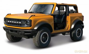 MAISTO 31457-78 Ford Bronco Badlands pomarańczowy 1:18