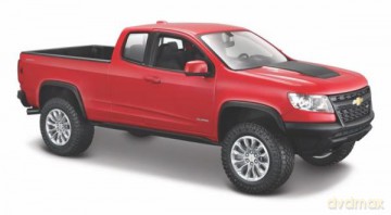MAISTO 31517-48 Chevrolette Colorado ZR 2017 czerwony samochód 1:24