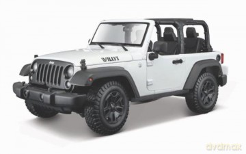 MAISTO 31610-22 Jeep Wrangler 2014 biały samochód 1:18