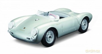 MAISTO 31843-39 Porsche 550 A Spyder srebrny 1:18