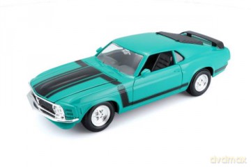 MAISTO 31943-70 Ford Mustang Boss 302 1970 zielony samochód 1:24