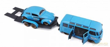 MAISTO 32752 VW Van Samba + VW Beetle 1:24