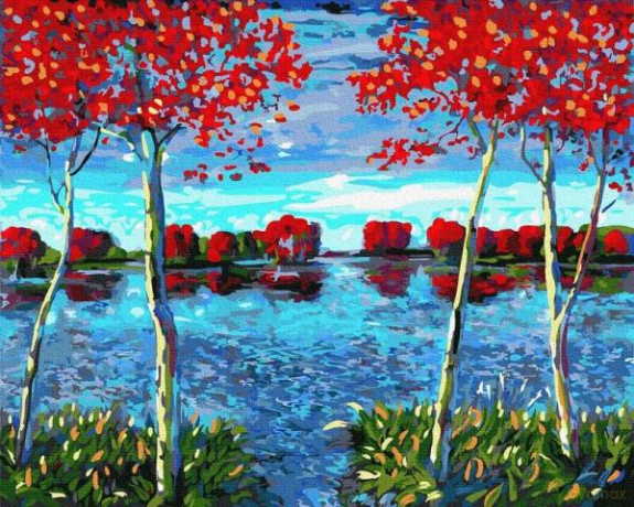 Malowanie po numerach Barwy natury 40x50 cm PC4050704 IPICASSO