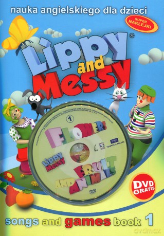 Lippy And Messy Cz.1 Nauka Angielskiego Dla Dzieci [KSIĄŻKA]+[DVD]