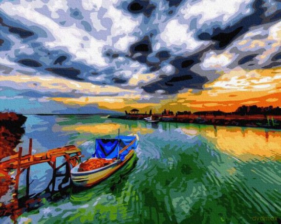 Malowanie po numerach Cisza przed burzą 40x50 cm PC4050708 IPICASSO