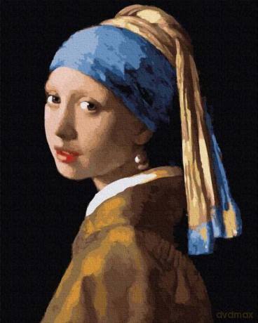 Malowanie po numerach Jan Vermeer. Dziewczyna z perłą 40x50 cm PC4050731 IPICASSO
