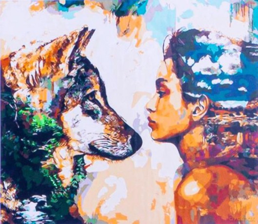 Malowanie po numerach Kobieta 40 x 50 5571