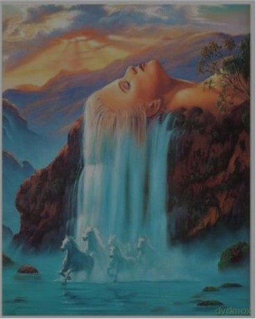 Malowanie po numerach Kobieta, natura 40 x 50 cm 6451