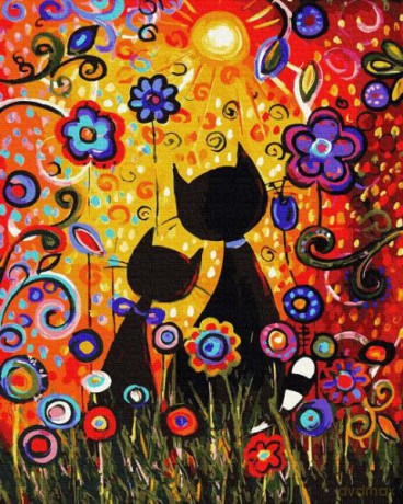 Malowanie po numerach Kontemplacja piękna 40x50 cm PC4050624 IPICASSO