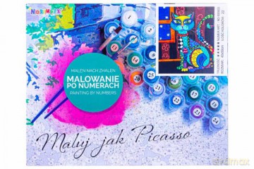 Malowanie po numerach Kot 40 x 50 5633