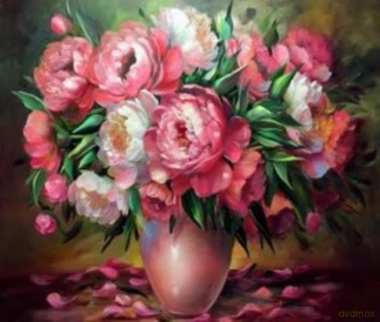 Malowanie po numerach Kwiaty 40 x 50 5631