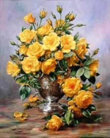 Malowanie po numerach Kwiaty 40 x 50 5678 (31458)