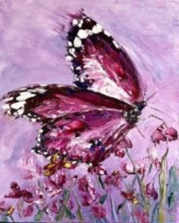 Malowanie po numerach Motyl 40 x 50 5523
