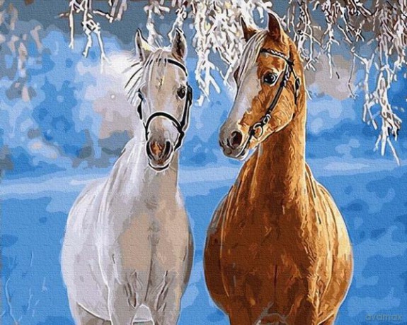 Malowanie po numerach Na zawsze razem 40x50 cm PC4050632 IPICASSO