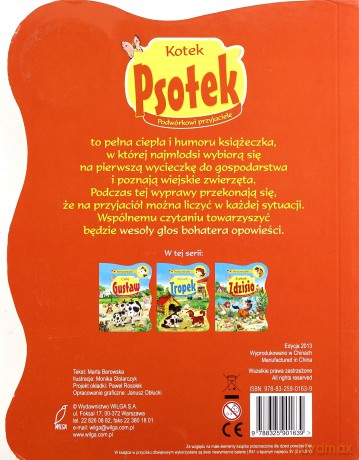 Kotek Psotek Podwórkowi Przyjaciele Poznaj Mój Głos (twarda) [KSIĄŻKA]