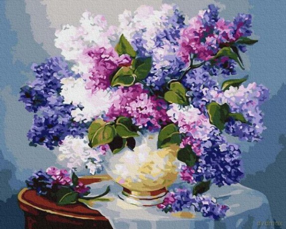 Malowanie po numerach Zapach bzu 40x50 cm PC4050368 IPICASSO