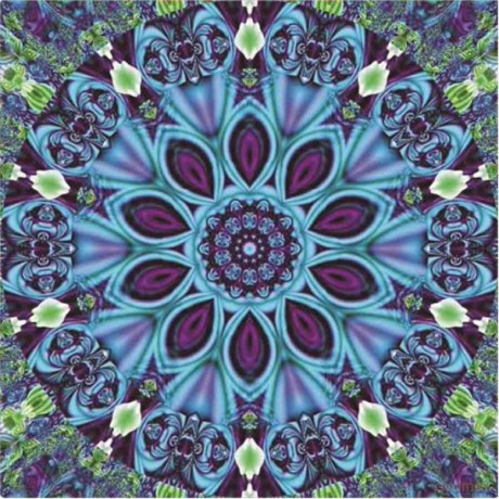Mandala 7D Koło w kwadracie 30x30 cm 1006551