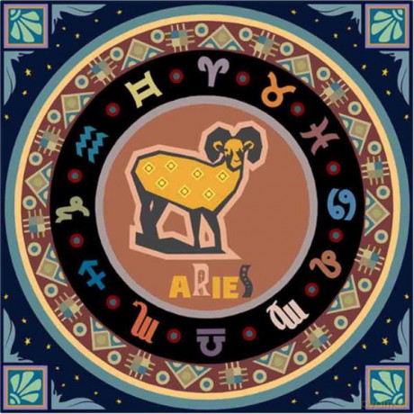 Mandala 7D Zodiak Baran 30x30 cm 1006574