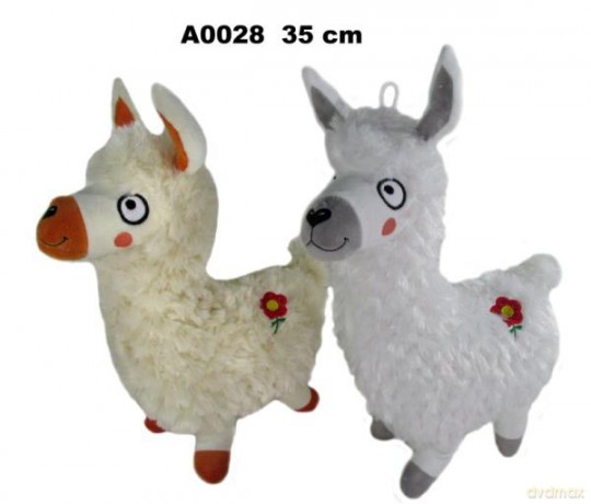 Maskotka alpaka 2 kol 35 cm 157065 mix