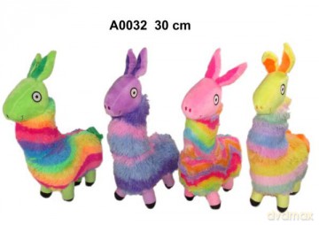 Maskotka alpaka 4 kol 30 cm 159519 mix