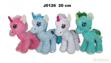Maskotka Jednorożec 3 kolory 20 cm 156914 mix