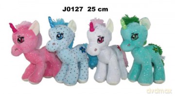 Maskotka Jednorożec 4 kolory 25 cm 156921 mix