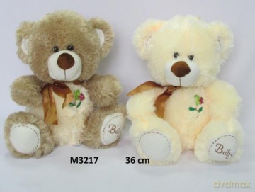Maskotka miś 2 kol 35 cm 138002