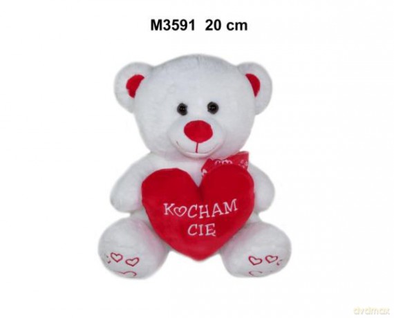 Maskotka Miś Kocham Cię 20 cm 159236