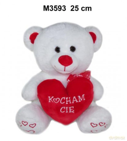 Maskotka Miś Kocham Cię 25 cm 159250