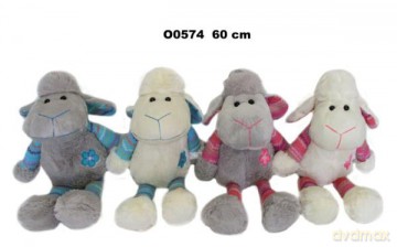Maskotka Owca 2 kolory 4 wzory 151667 mix