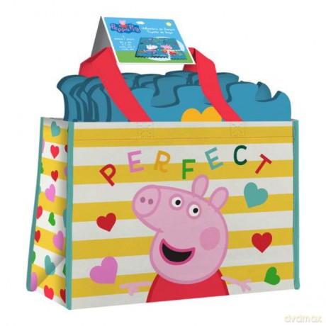 Mata piankowa puzzle w torbie Świnka Peppa. Peppa Pig PP17050 Kids Euroswan [PUZZLE]