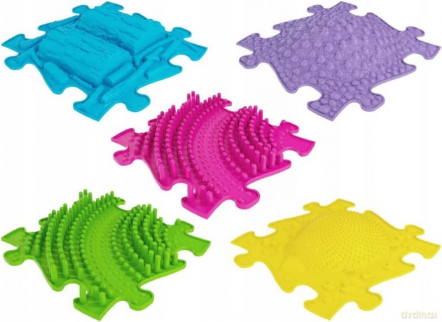 Mata podłogowa ortopedyczna sensoryczna 19 elementów XXL set MFK-025-1 ASKATO