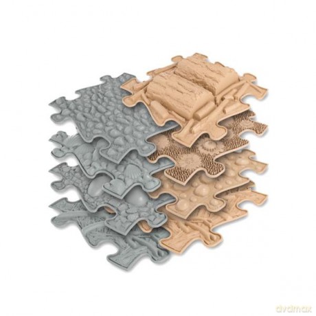 Mata podłogowa sensoryczna Basic set natural 8 elementów MFK-065 ASKATO