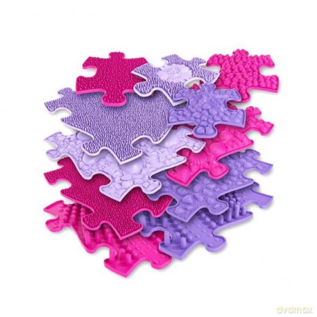 Mata podłogowa sensoryczna Basic set pink/violet 11 elementów MFK-063 ASKATO