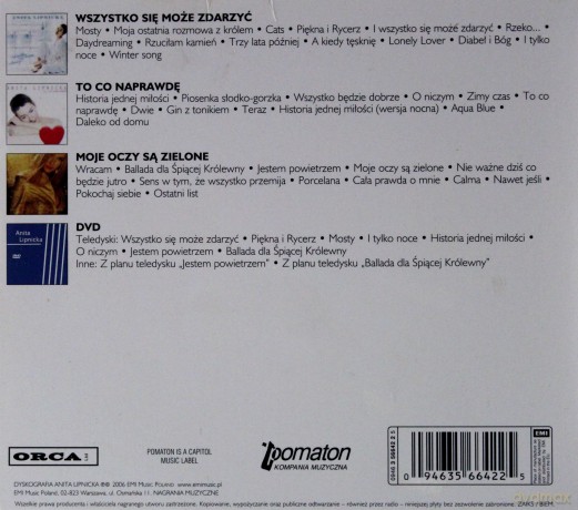 Anita Lipnicka: Dyskografia [3CD]+[DVD]