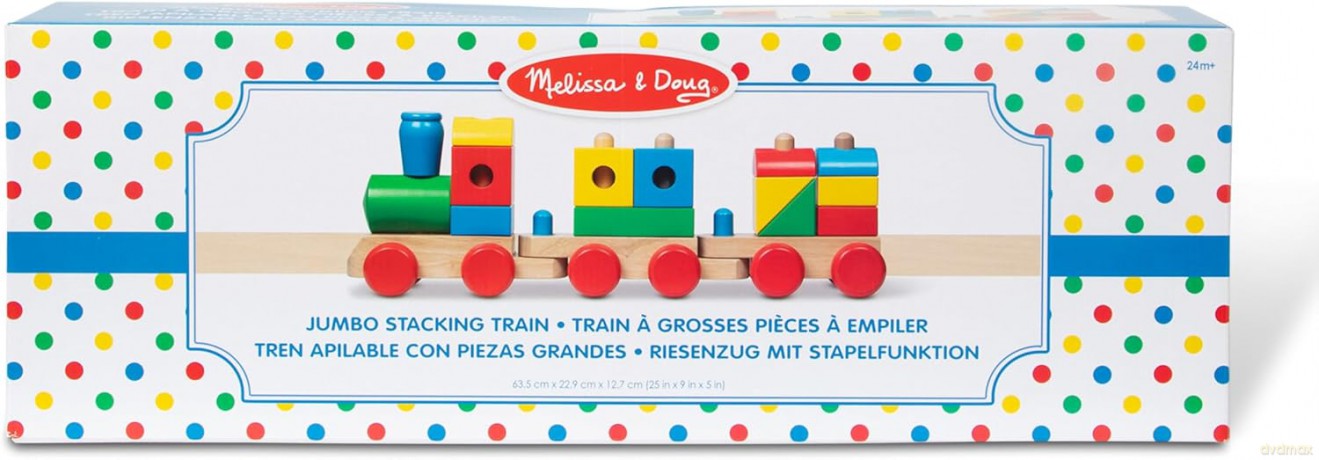 MELISSA Drewniany pociąg do ciągania Jumbo 40544 [KLOCKI]