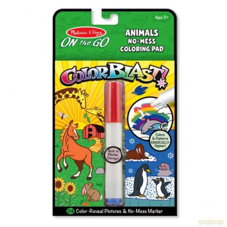 MELISSA Kolorowanka Colorblast Animals 15502
