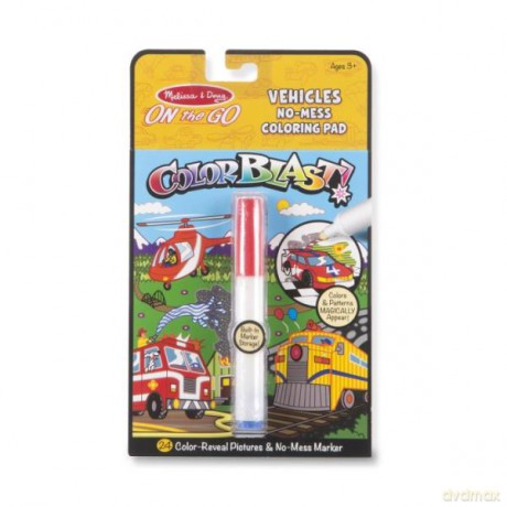 MELISSA Kolorowanka Colorblast Vehicles 15498